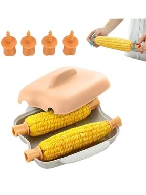 NEW Microwave Corn Steamer, Microwave Corn Steamer with Lid Microwave IN BLUE